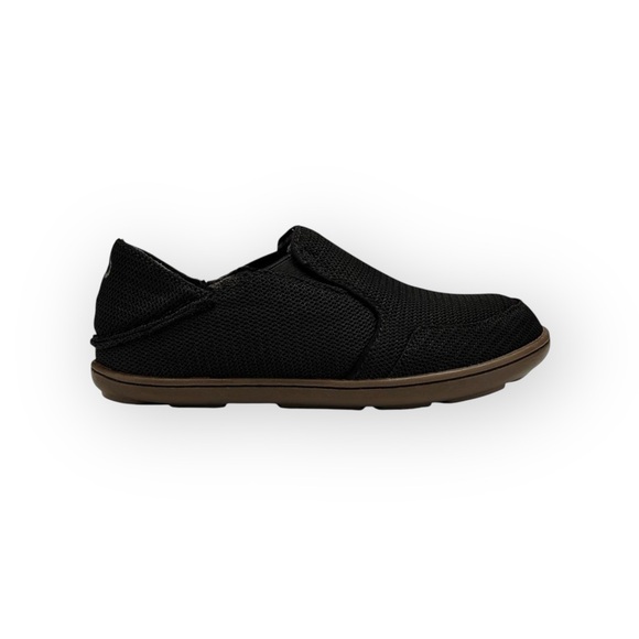 Rare: OluKai ʊ Nohea Mesh Drop In Heel Boat Shoes Sneakers ʊ  All Black ʊ 9 - Picture 14 of 16